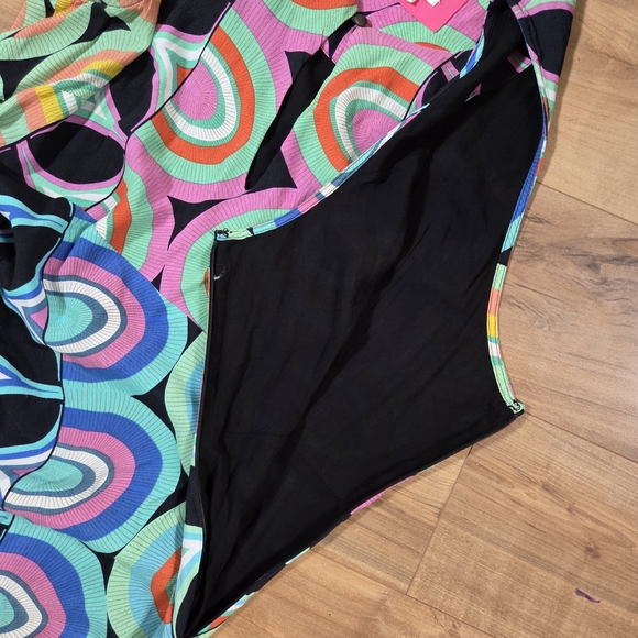 Anthropologie Vibrant Geometric Midi Dress - Picture 6 of 6